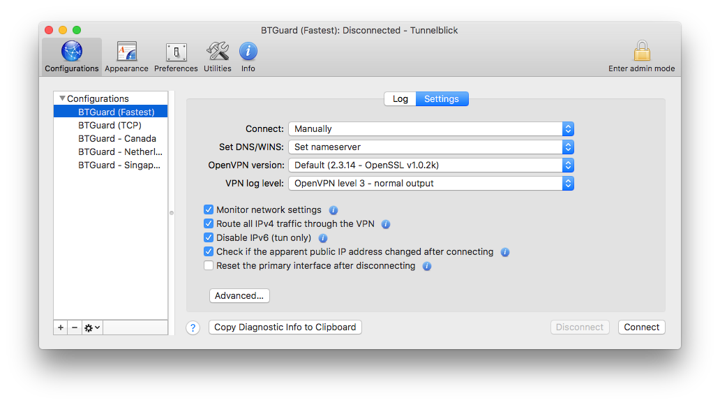 btguard vpn utorrent setup mac
